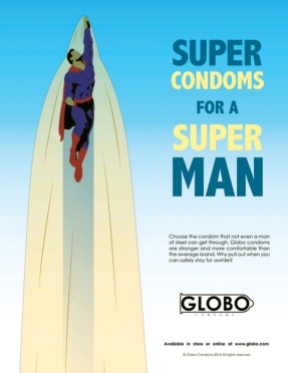 Globo Condoms: Graphic Design Poster 2014